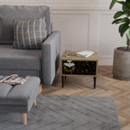 STELLAR CONSTELLATIONS Mesita de Noche en Efecto Roble