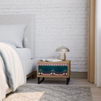 ROYAL COMPOSITION Nightstand in Oak Effect