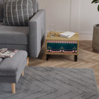 ROYAL COMPOSITION Nightstand in Oak Effect