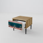 ROYAL COMPOSITION Nightstand in Oak Effect