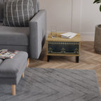 ROYAL ORDINARINESS Mesita de Noche en Efecto Roble