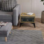 ROYAL ORDINARINESS Mesita de Noche en Efecto Roble