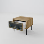 ROYAL ORDINARINESS Mesita de Noche en Efecto Roble