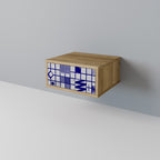 THE RIGHT PLACES Mesita de Noche en Efecto Roble