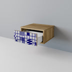 THE RIGHT PLACES Mesita de Noche en Efecto Roble