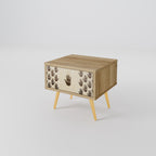 SEE MORE Nightstand in Oak Effect