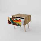 COLORFUL STRANDS Mesita de Noche