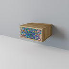 MEMORIES MAP Nightstand in Oak Effect