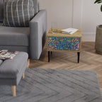 MEMORIES MAP Nightstand in Oak Effect