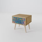 MEMORIES MAP Nightstand in Oak Effect