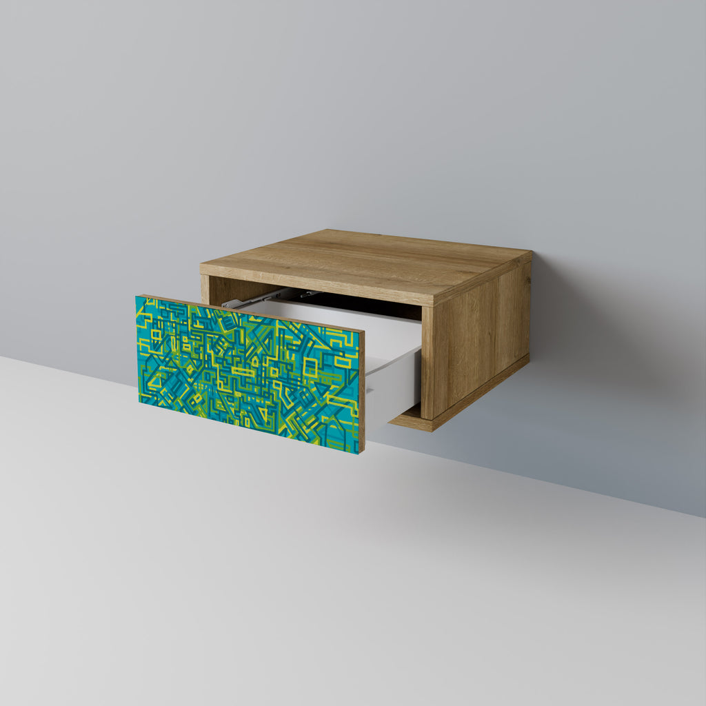 NOSTALGIC MEMORIES Nightstand in Oak Effect