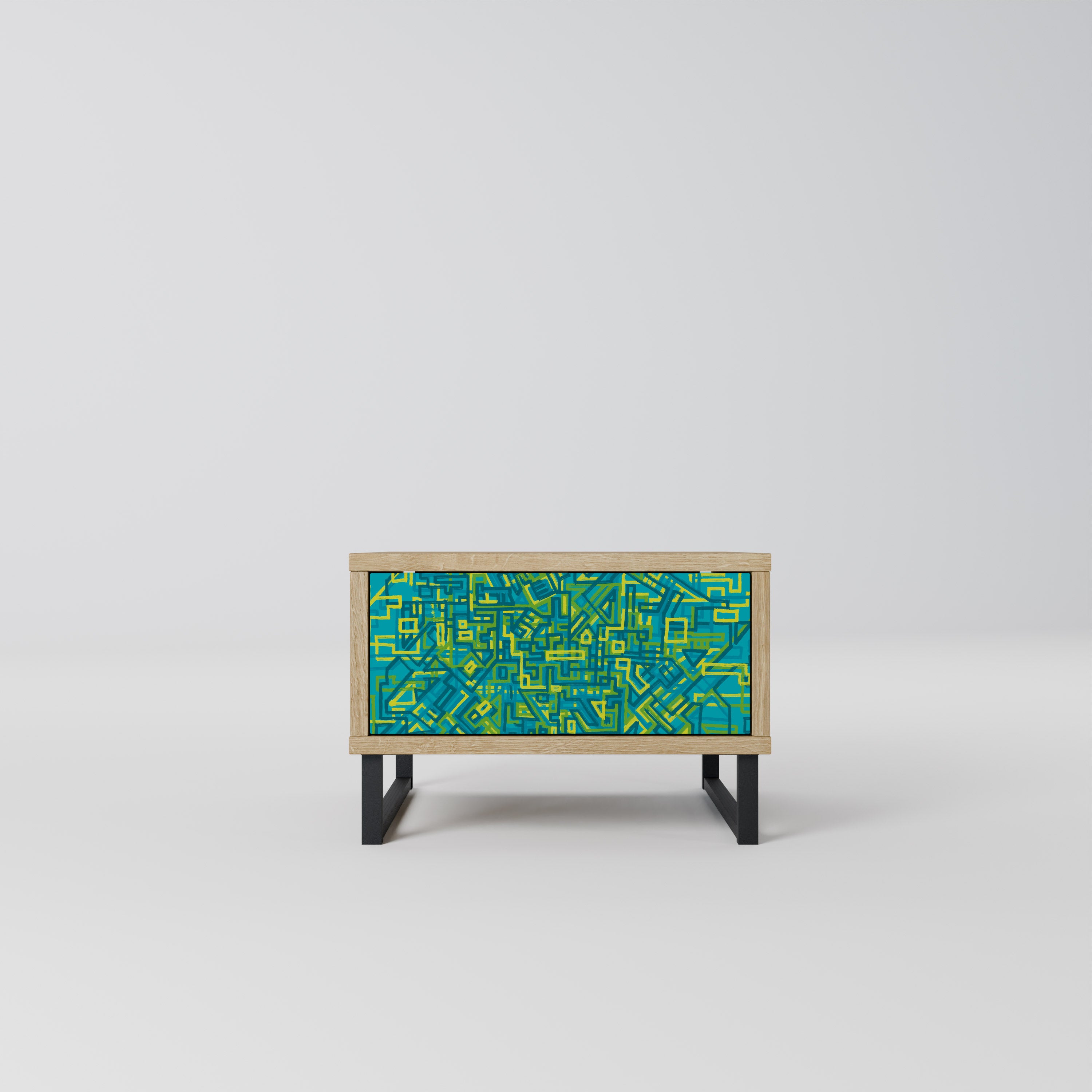 NOSTALGIC MEMORIES Nightstand in Oak Effect