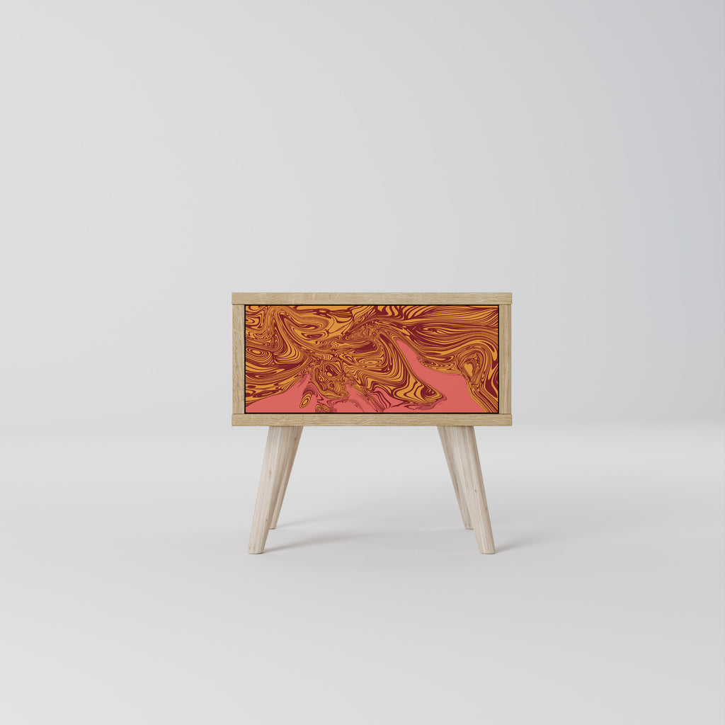 FLOATING THOUGHTS Nightstand in Oak Effect