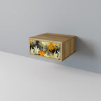 SUNKISSED LILY Mesita de Noche en Efecto Roble