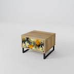 SUNKISSED LILY Mesita de Noche en Efecto Roble