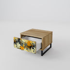 SUNKISSED LILY Mesita de Noche en Efecto Roble