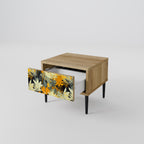 SUNKISSED LILY Mesita de Noche en Efecto Roble