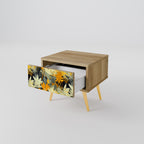 SUNKISSED LILY Mesita de Noche en Efecto Roble