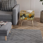 SUNKISSED LILY Mesita de Noche en Efecto Roble