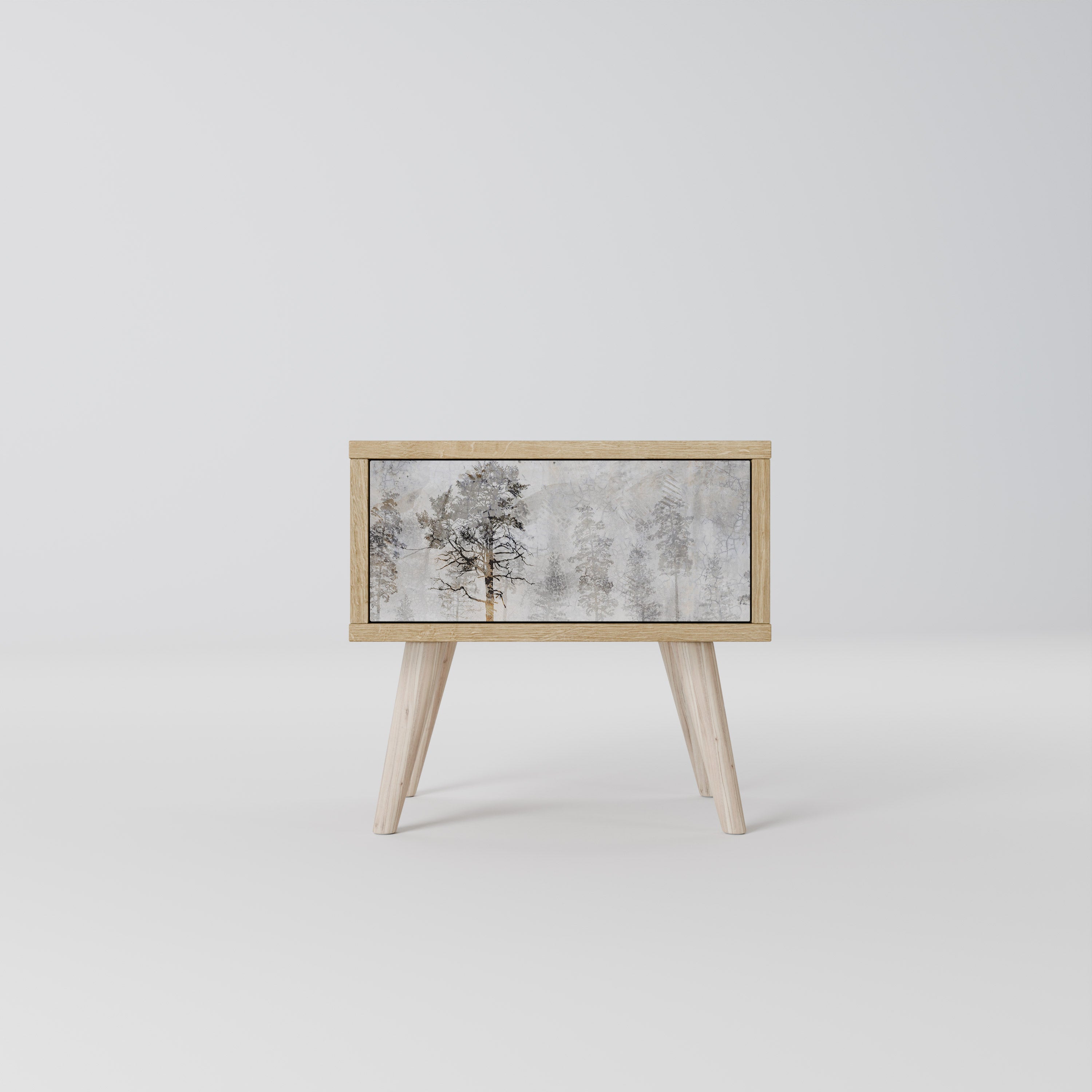 FADE IN THE TREES Nightstand in Oak Effect
