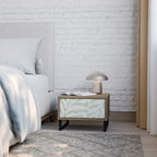 BOTANICAL SPARK Mesita de Noche en Efecto Roble