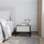 BOTANICAL SPARK Mesita de Noche en Efecto Roble