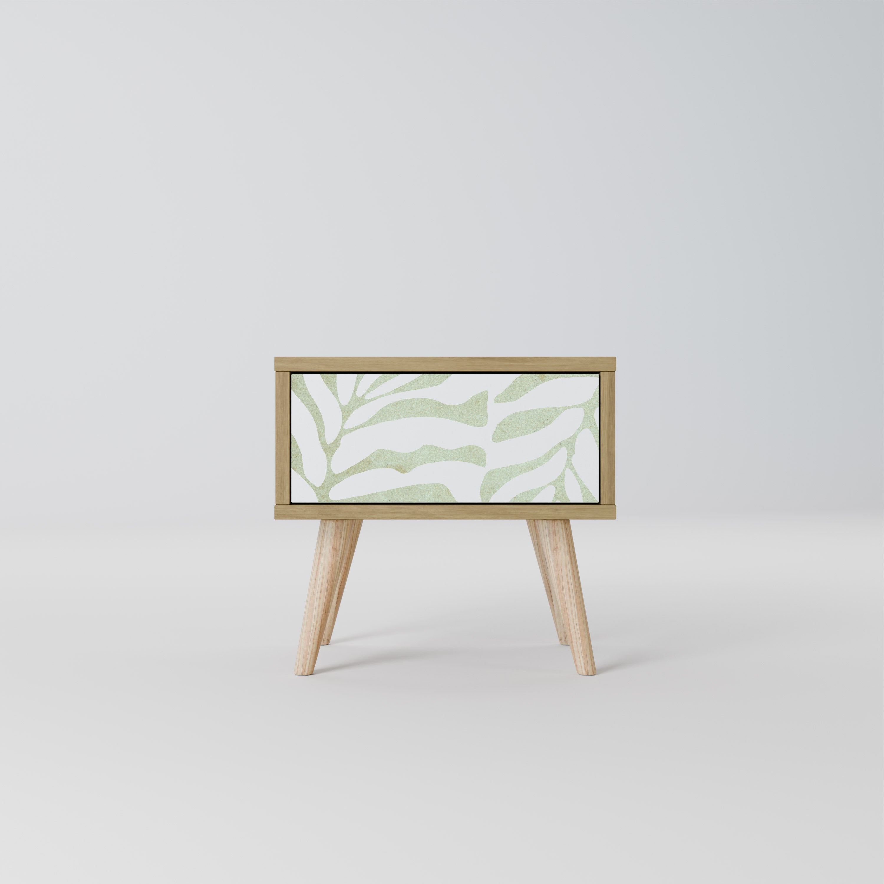 BOTANICAL SPARK Nightstand in Oak Effect