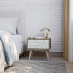 BOTANICAL SPARK Mesita de Noche en Efecto Roble