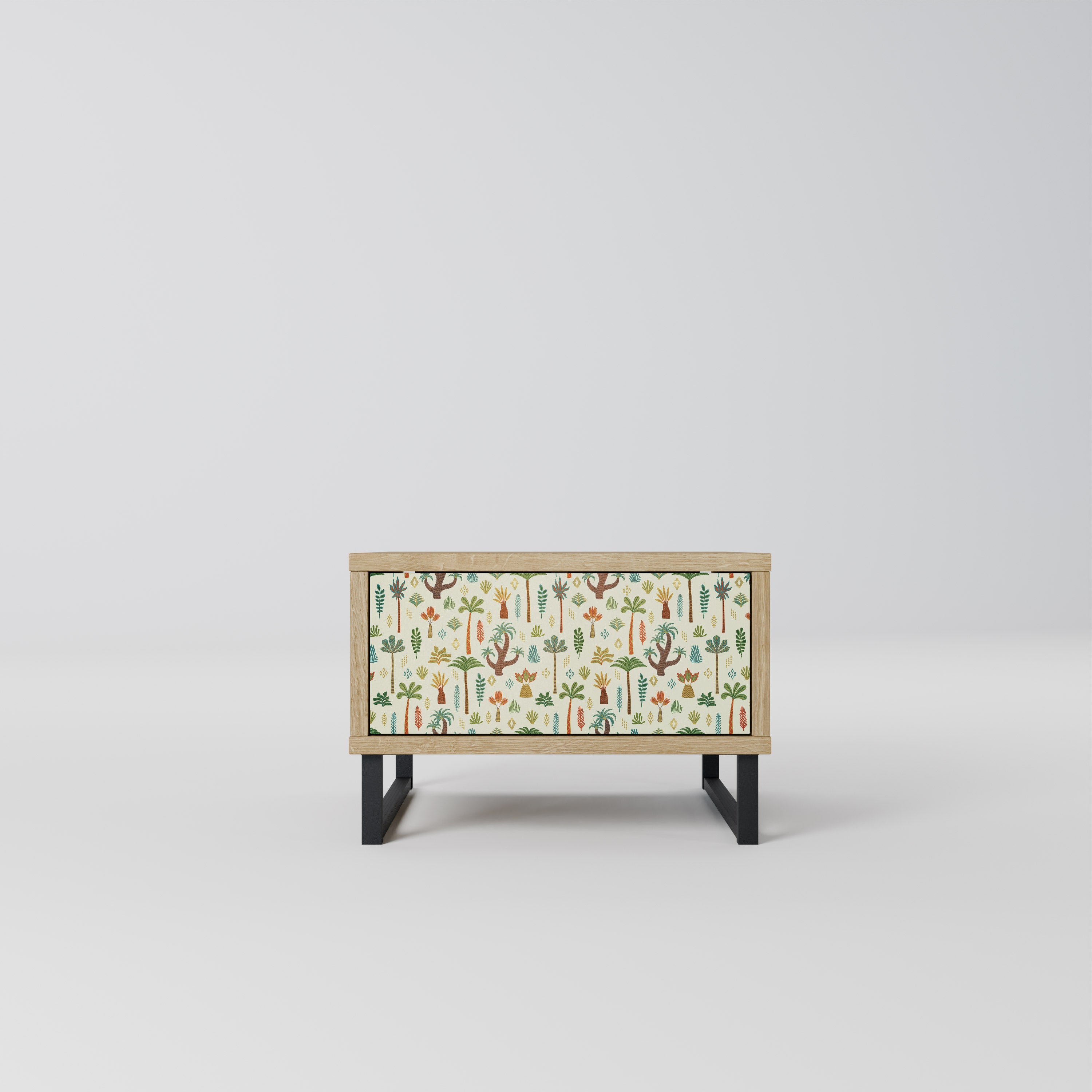 PALM SPRING Nightstand in Oak Effect