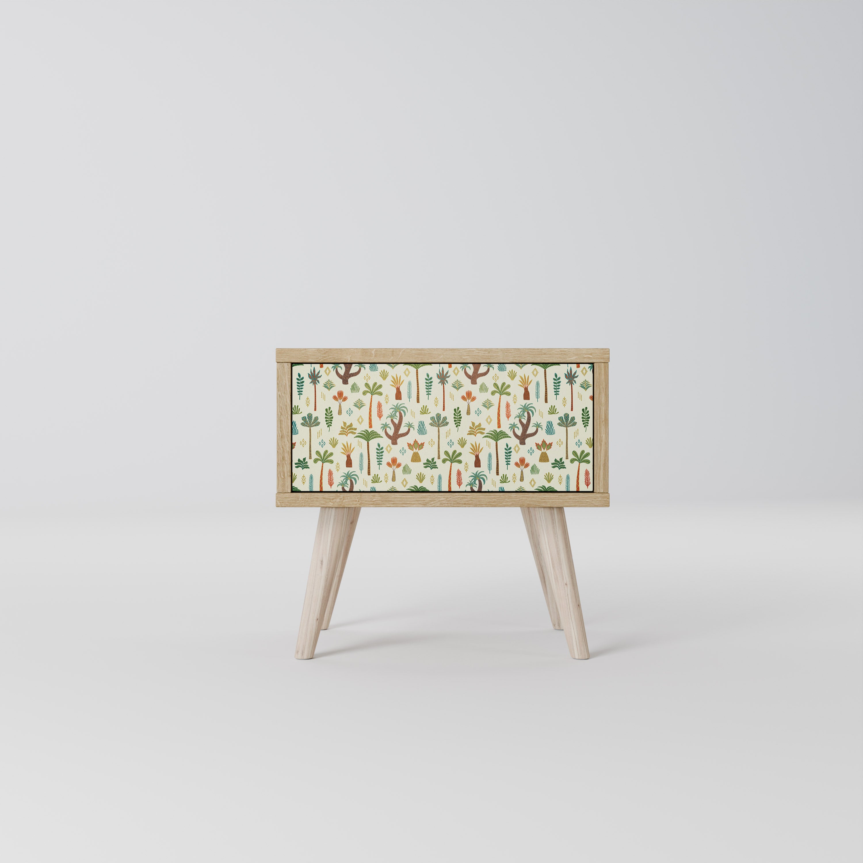 PALM SPRING Nightstand in Oak Effect