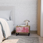 SWEET TROPICS Mesita de Noche en Efecto Roble