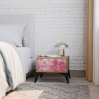 SWEET TROPICS Mesita de Noche en Efecto Roble