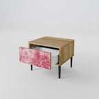 SWEET TROPICS Mesita de Noche en Efecto Roble