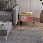 SWEET TROPICS Mesita de Noche en Efecto Roble