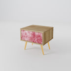 SWEET TROPICS Mesita de Noche en Efecto Roble