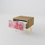 SWEET TROPICS Mesita de Noche en Efecto Roble