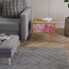 SWEET TROPICS Mesita de Noche en Efecto Roble