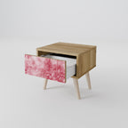 SWEET TROPICS Mesita de Noche en Efecto Roble