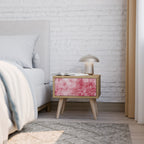 SWEET TROPICS Mesita de Noche en Efecto Roble