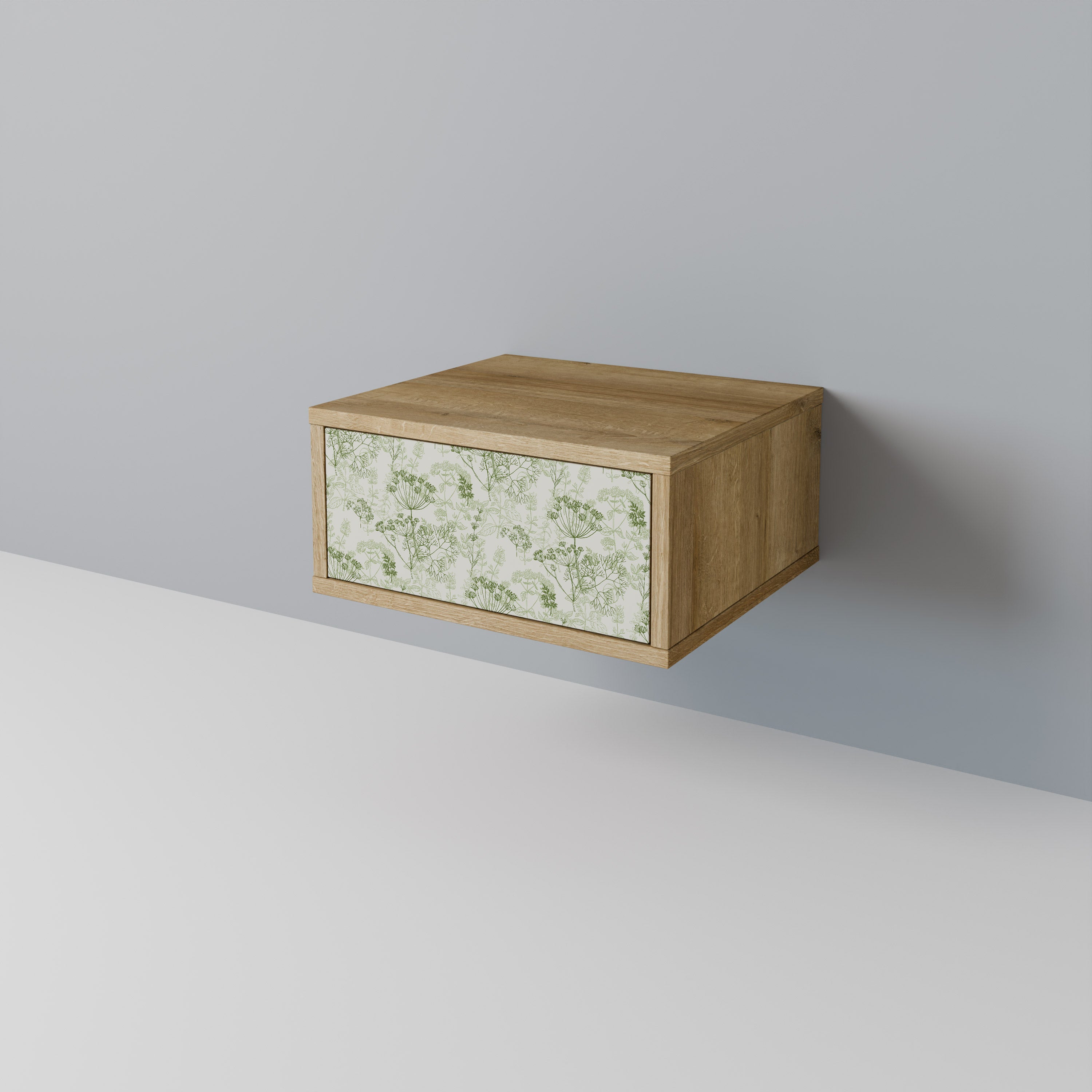 FENNEL BALDACHIN Nightstand in Oak Effect