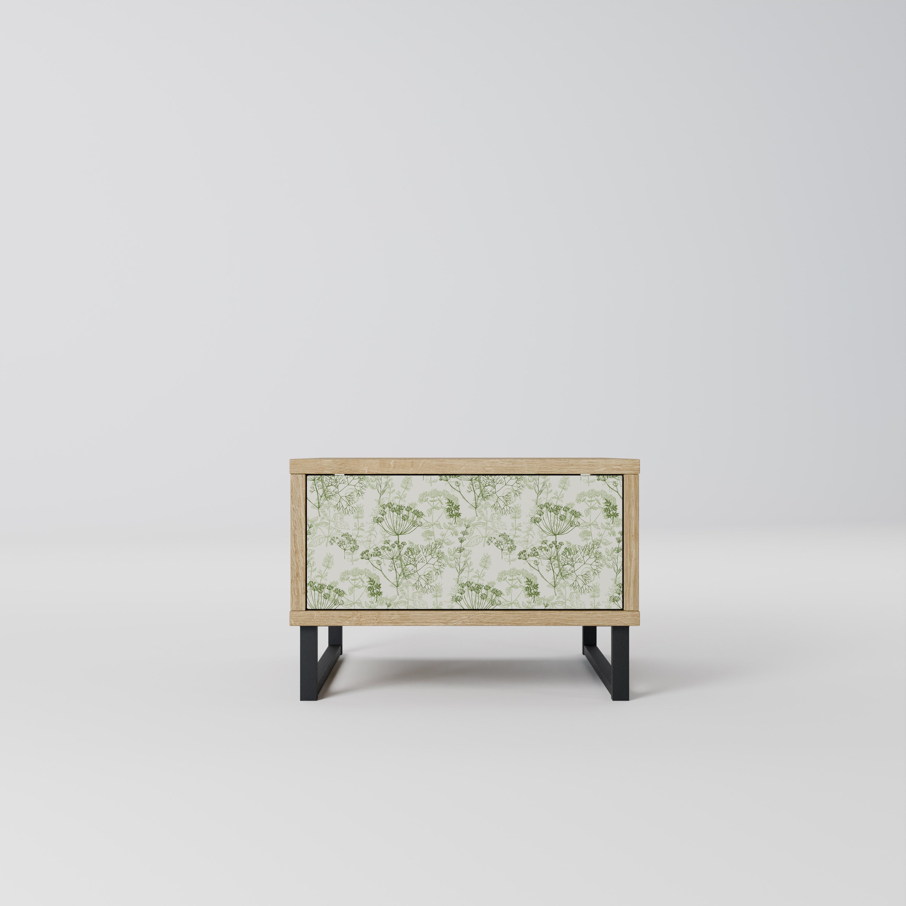 FENNEL BALDACHIN Nightstand in Oak Effect