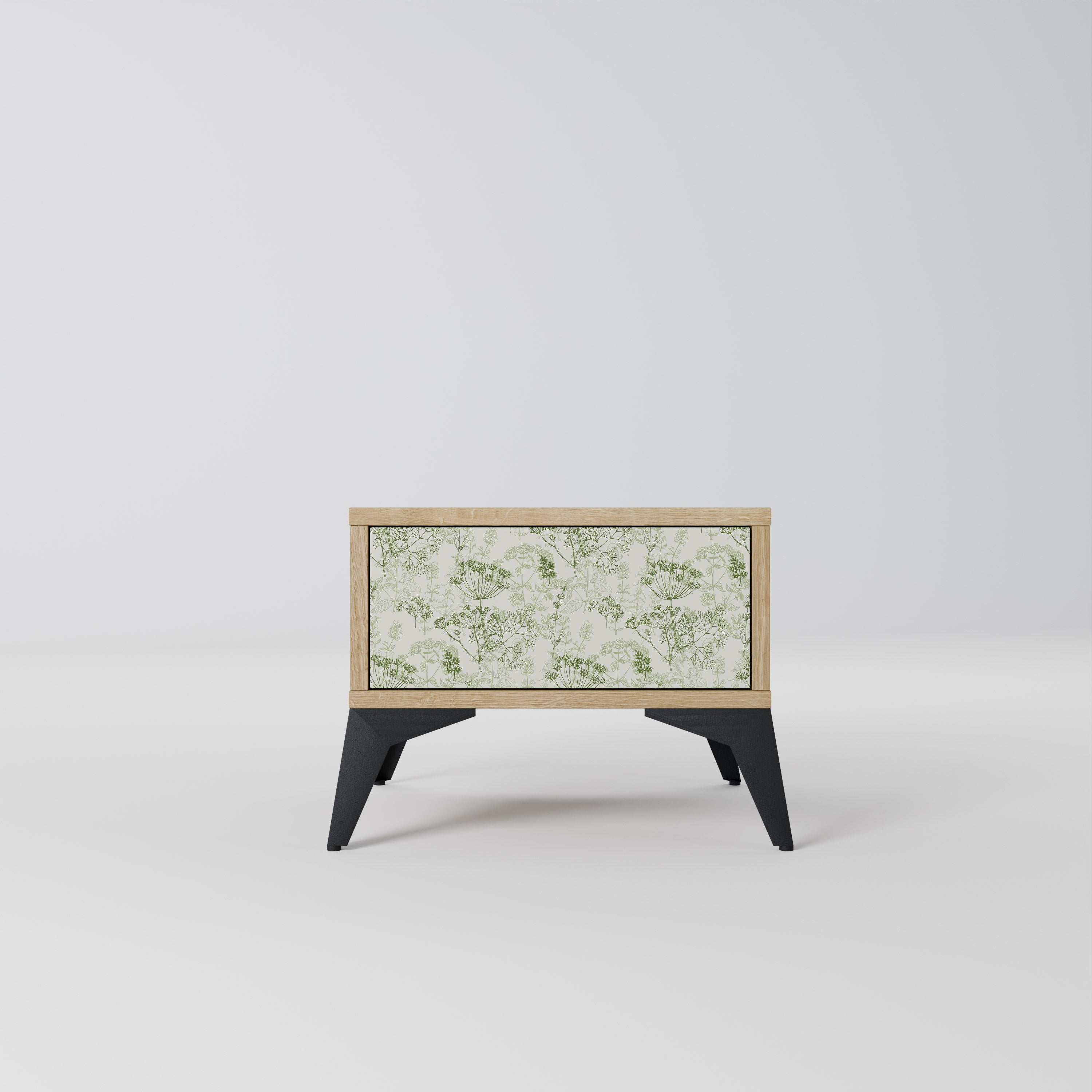 FENNEL BALDACHIN Nightstand in Oak Effect