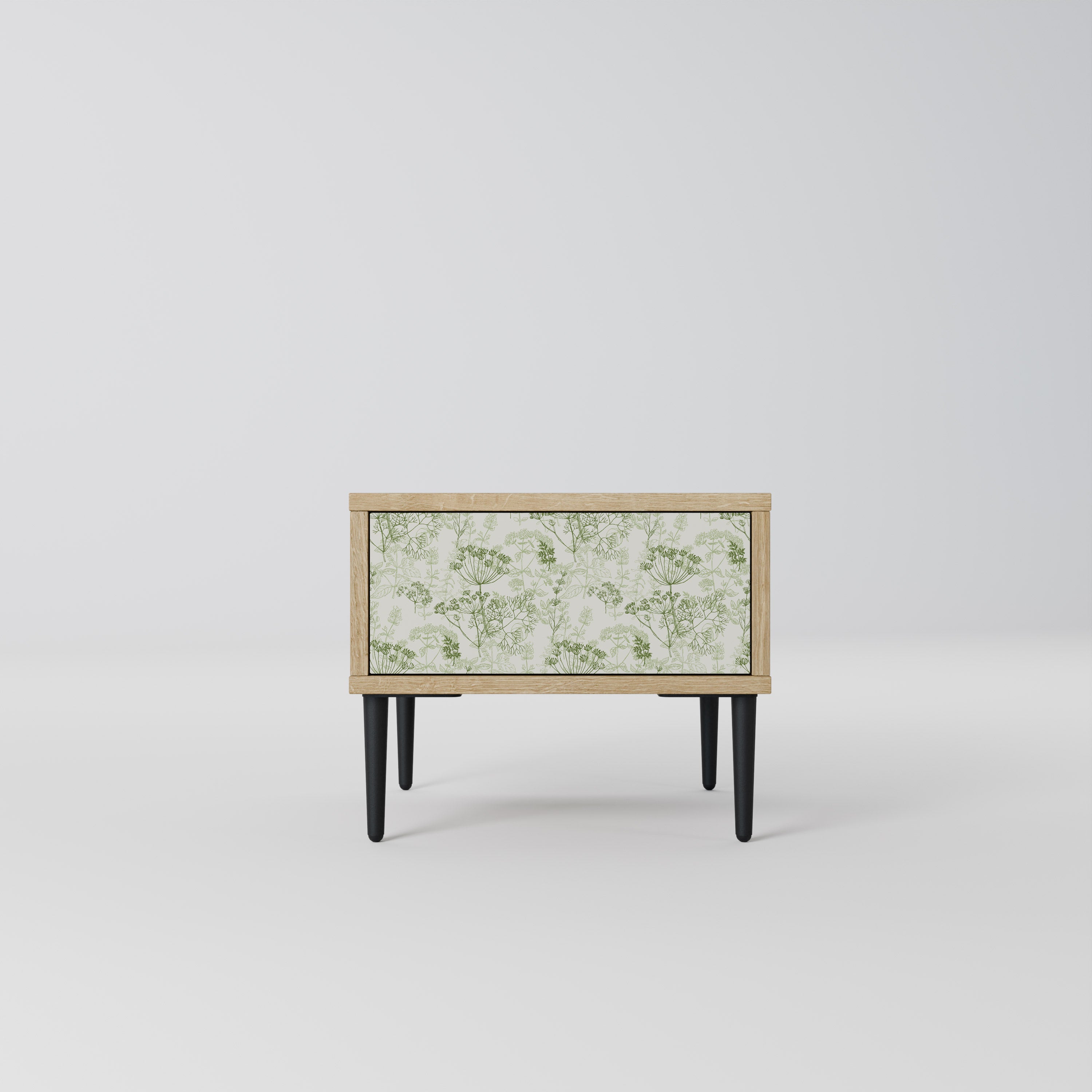 FENNEL BALDACHIN Nightstand in Oak Effect
