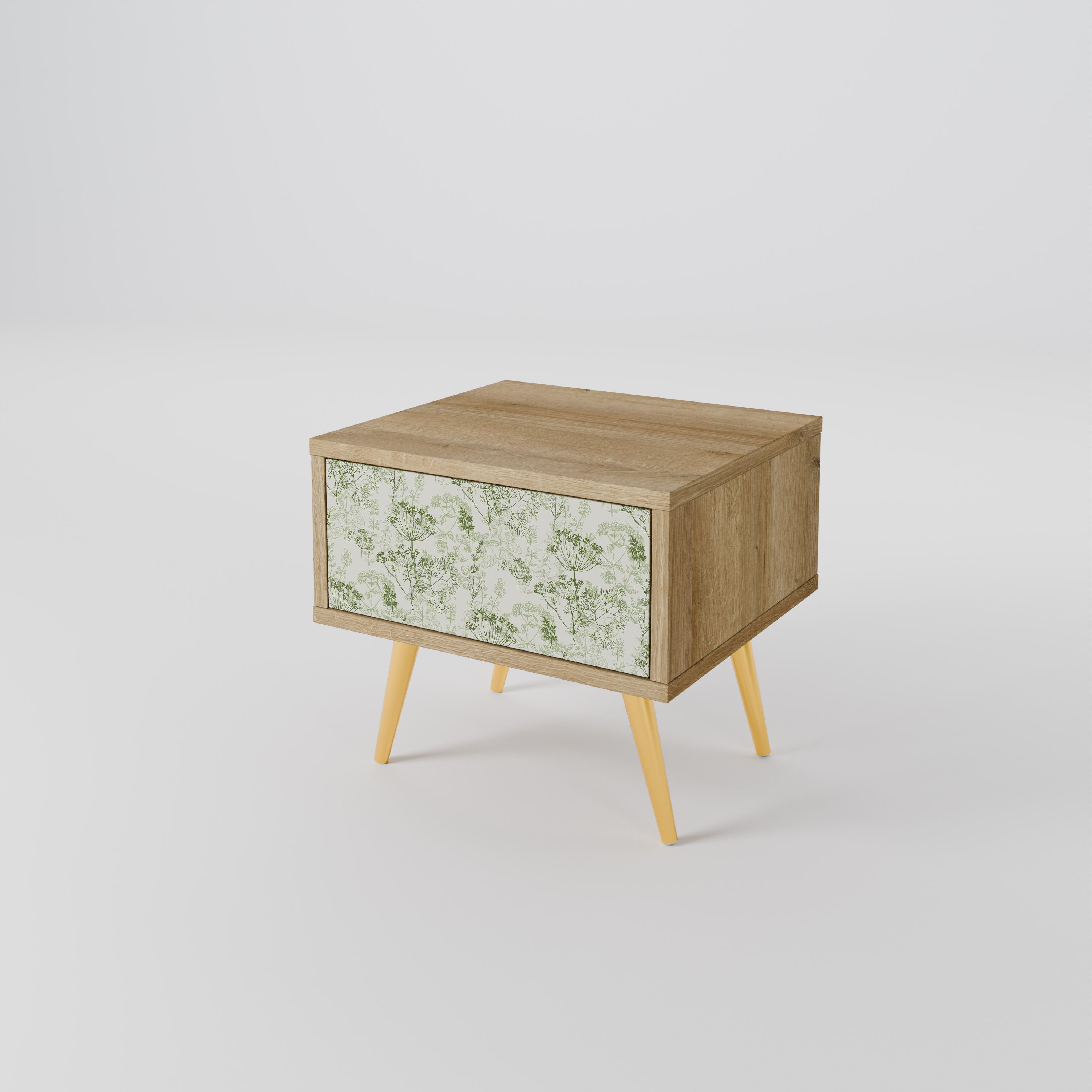 FENNEL BALDACHIN Nightstand in Oak Effect
