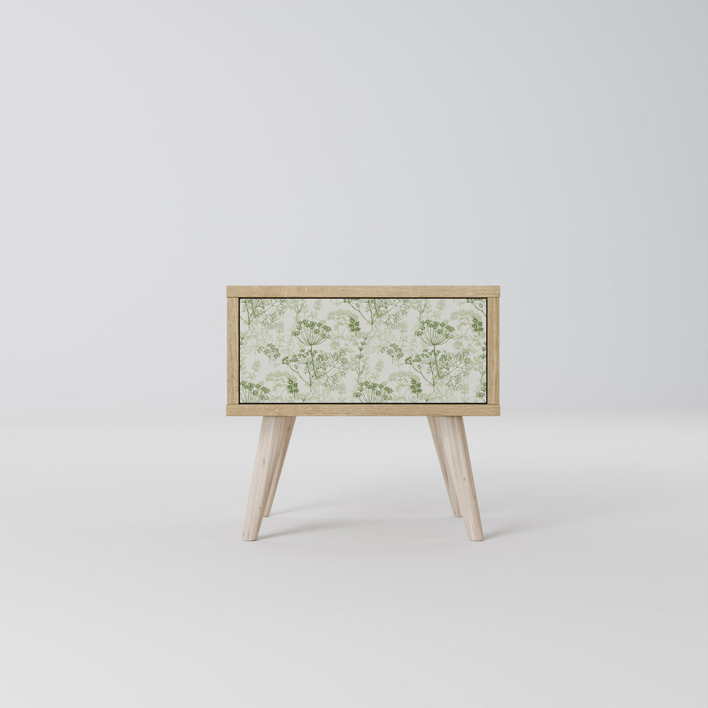 FENNEL BALDACHIN Nightstand in Oak Effect
