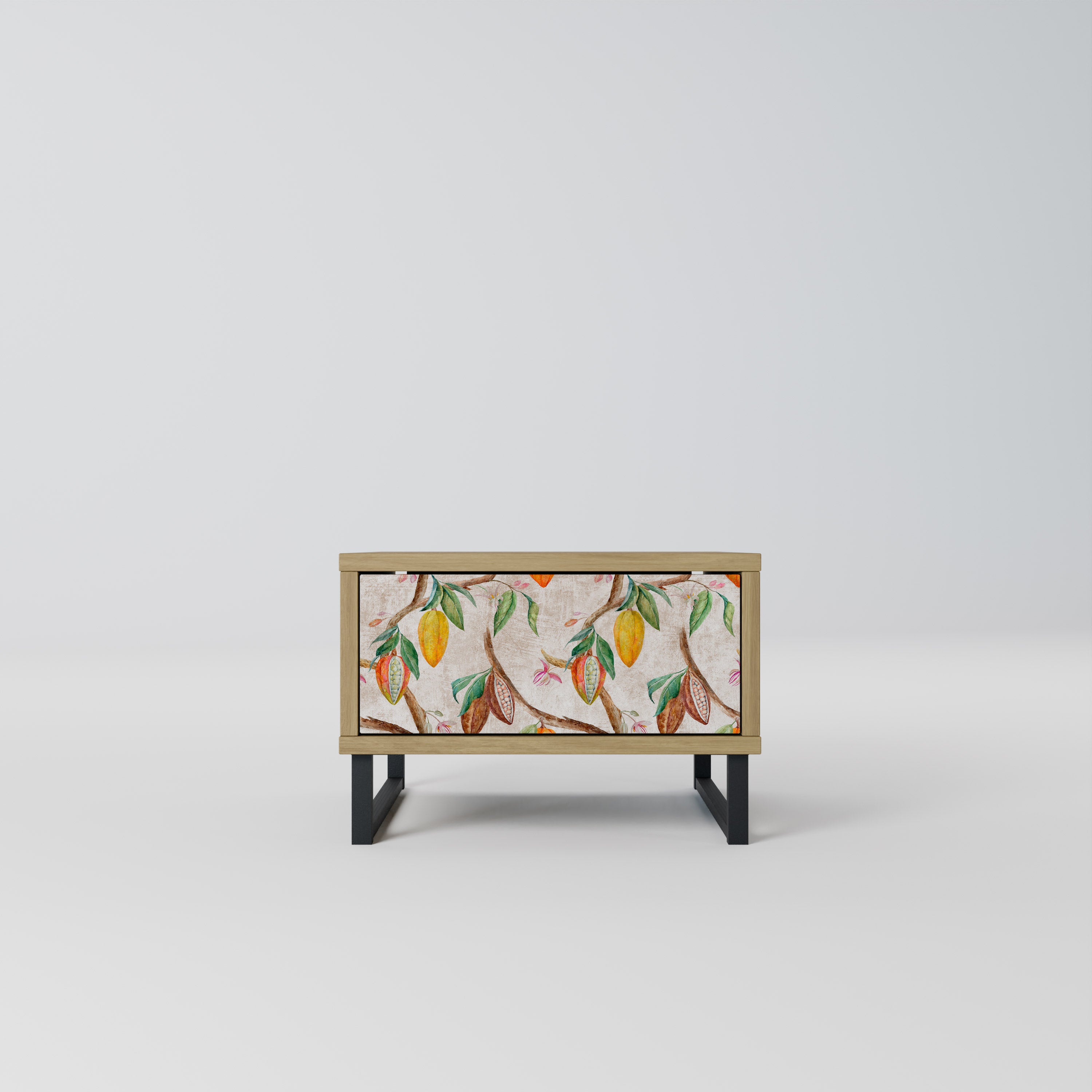 COCOA FRUITS Nightstand in Oak Effect
