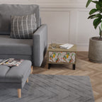 COCOA FRUITS Mesita de Noche en Efecto Roble