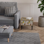 COCOA FRUITS Mesita de Noche en Efecto Roble