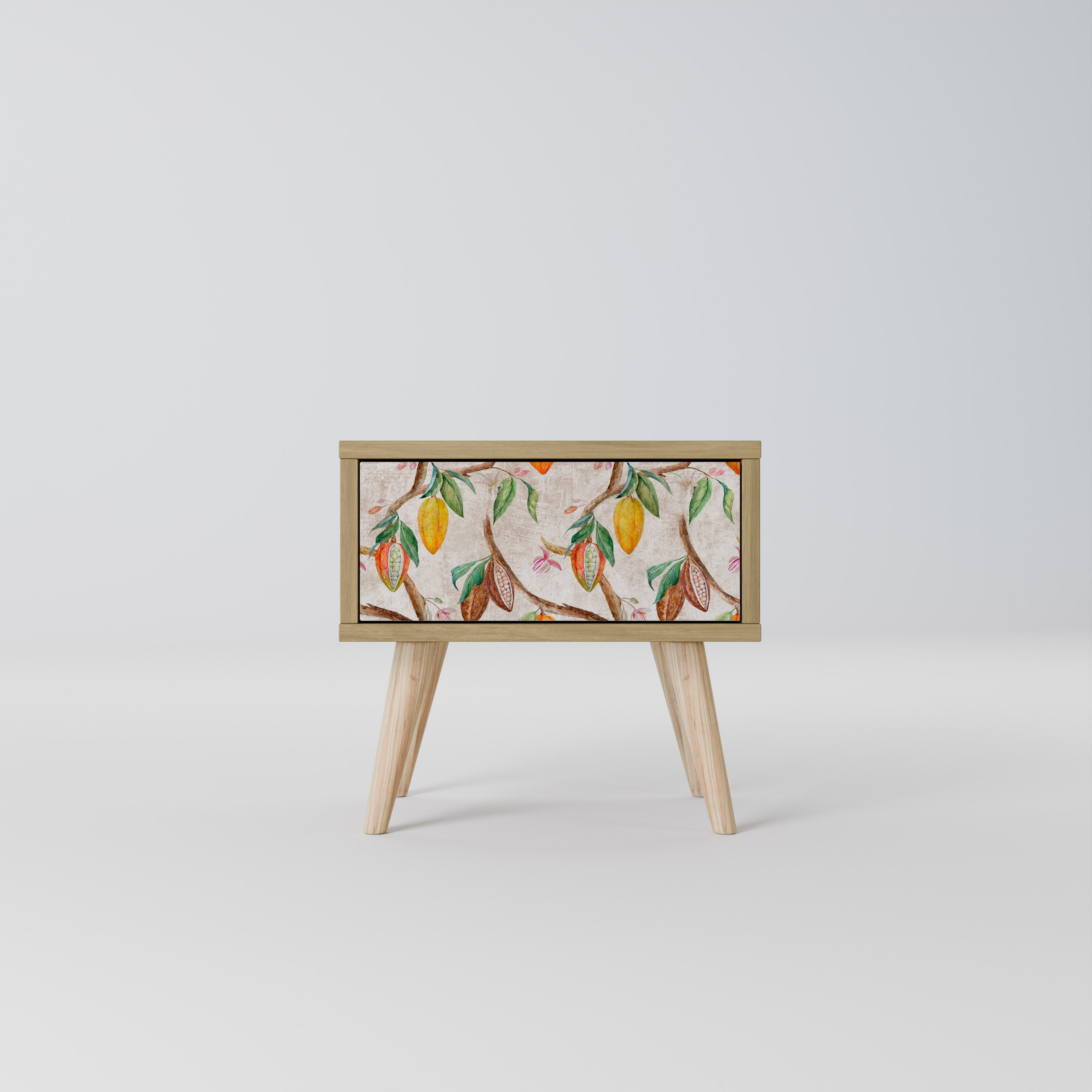 COCOA FRUITS Nightstand in Oak Effect