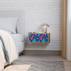 CACTUS VIBES Nightstand in Oak Effect